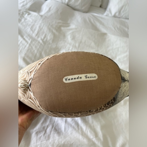 Vintage Canada Goose Plush Stuffed Animal Pillow | Folk Art | Door Stop - Picture 5 of 8